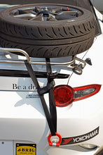 画像をギャラリービューアに読み込む, ユーノスマツダNA、NB、NC、NDロードスター用オプションパーツ【ホイール付タイヤ1本積載キット】(トランクキャリア用)