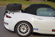 画像をギャラリービューアに読み込む, ユーノスマツダNA、NB、NC、NDロードスター用オプションパーツ【ホイール付タイヤ1本積載キット】(トランクキャリア用)