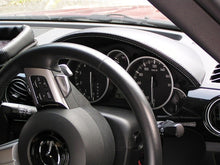 Load image into Gallery viewer, New meter hood for Mazda NC Roadster + synthetic leather