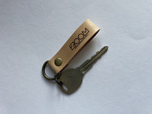 Load image into Gallery viewer, Loop-type key holder (Tanned leather)
