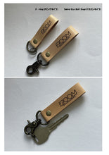 Load image into Gallery viewer, Loop-type key holder (Tanned leather)
