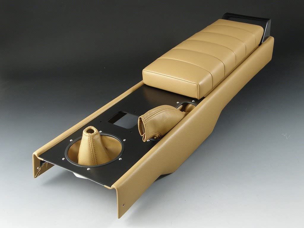 Trad style console for Eunos NA Roadster (manual car) (synthetic NA tan leather pasted)