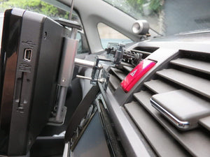 Aluminum car navigation holder H711 air conditioner louver fit